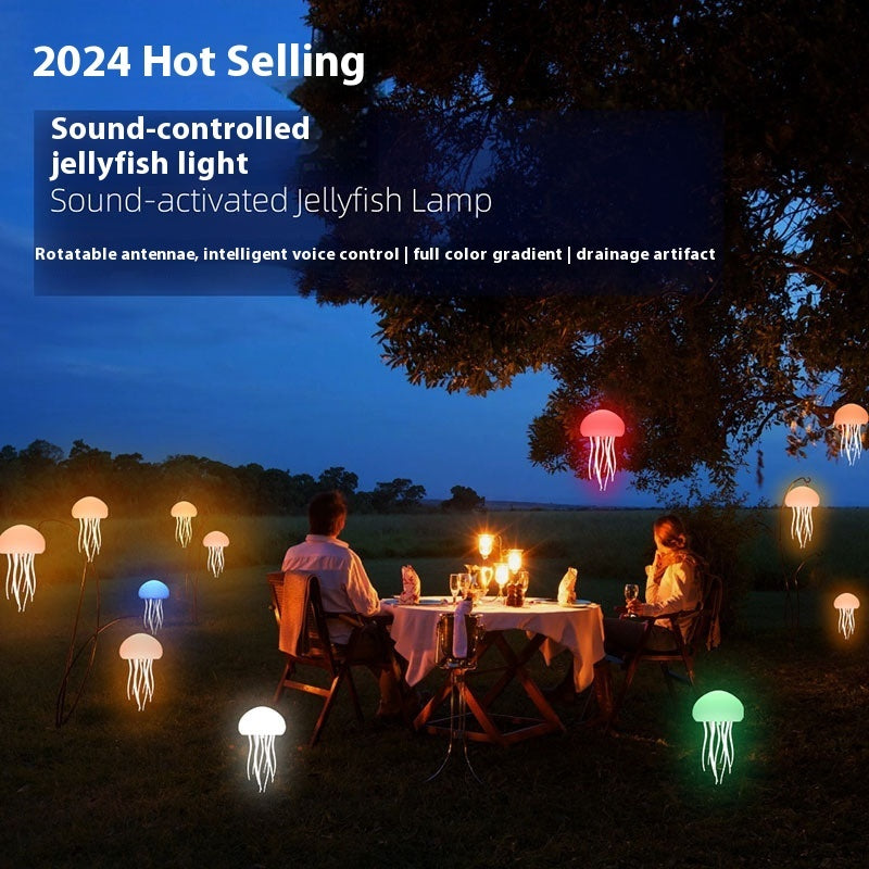 Jellyfish LED Mood Lamp – Ambient Night Light for Bedroom & Desk