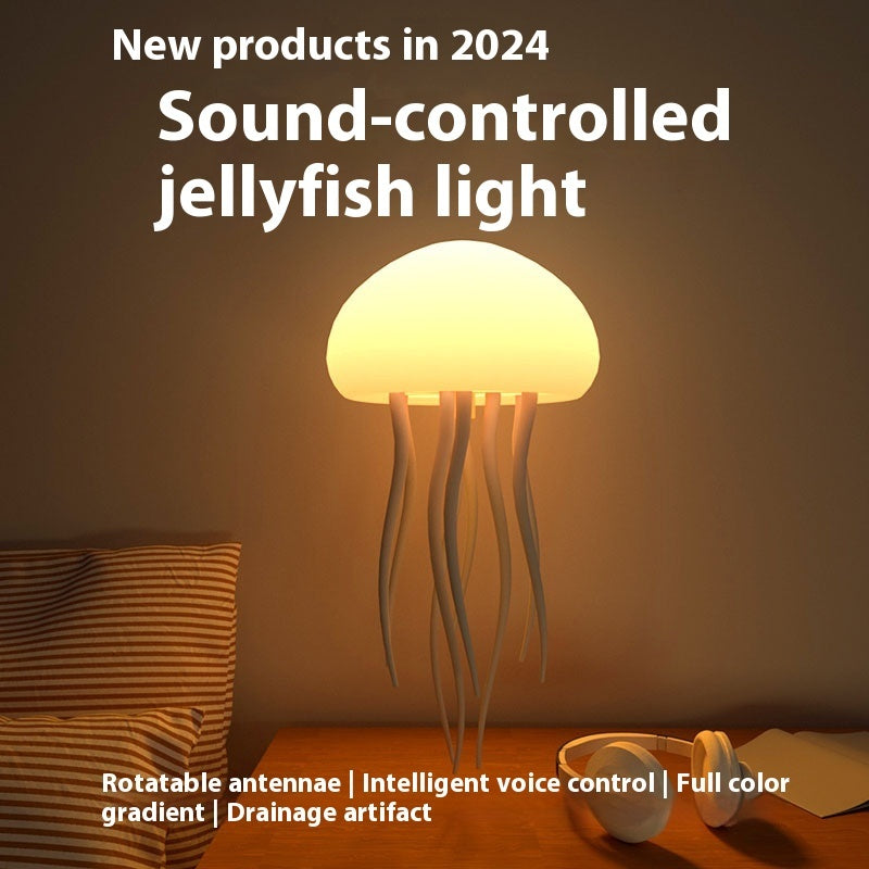 Jellyfish LED Mood Lamp – Ambient Night Light for Bedroom & Desk