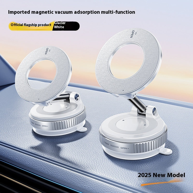 Vacuum Magnetic Phone Mount – Strong Suction Car Holder for iPhone & Android