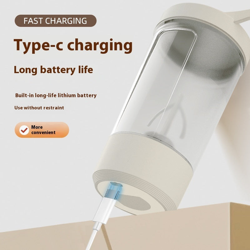 Electric Protein Shaker Bottle 400ml – Automatic Mixing Cup with USB Recharge